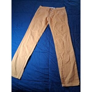 Skinny Chino Mens Skinny Fit Brown Chino Pants Size 30x30‎ Button Fly